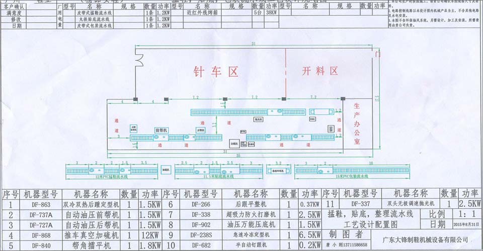 鞋廠規(guī)劃設(shè)計(jì)工藝圖